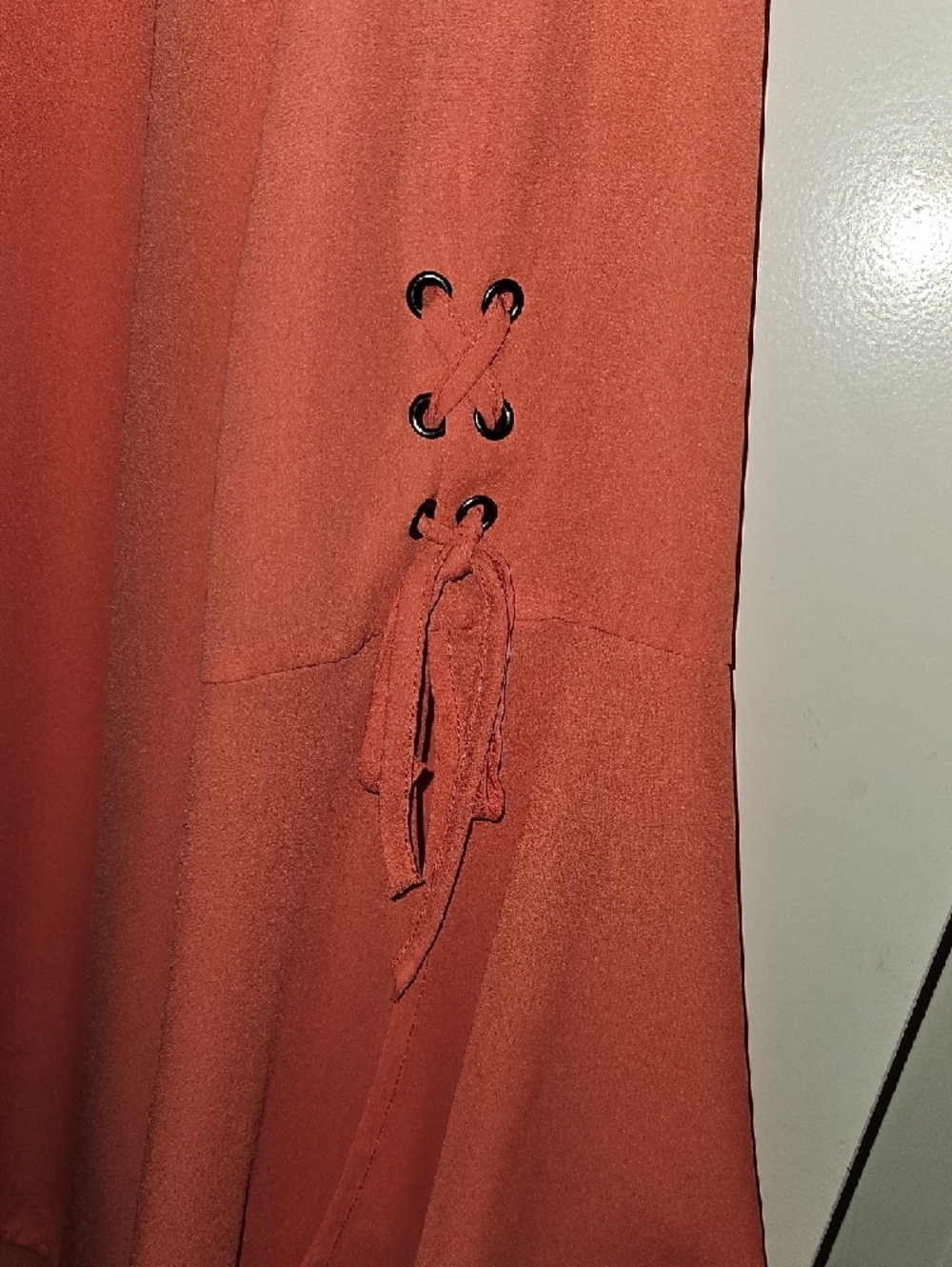 Coral Color Blouse - Picture 3 of 3